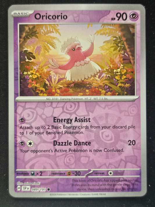 SV08: Surging Sparks #089/191 Oricorio reverse holo
