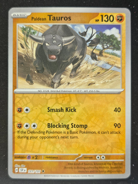 SV08: Surging Sparks #101/191 Paldean Tauros reverse holo