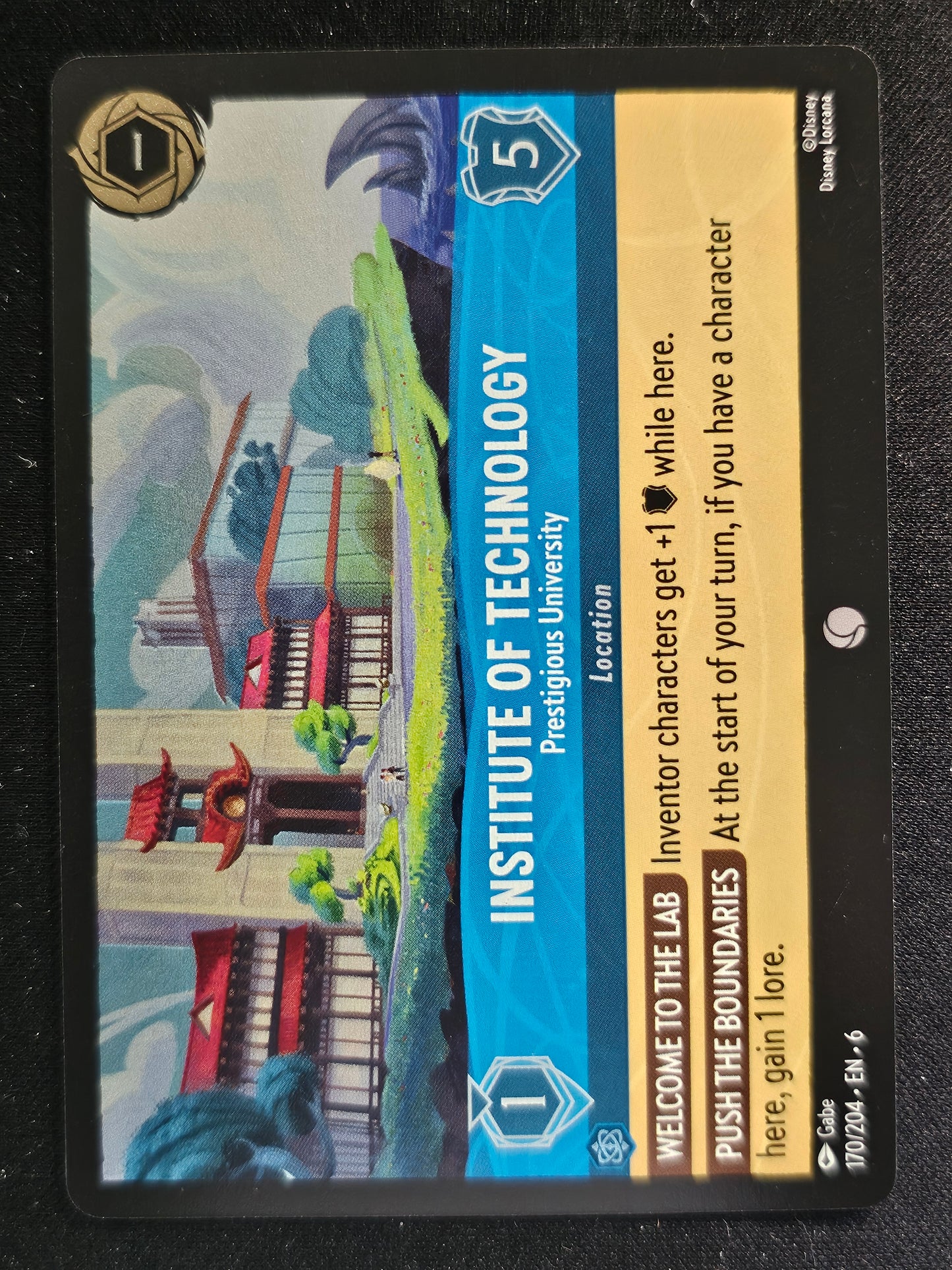 Azurite Sea #170/204 Institute of Technology foil