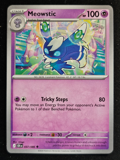 ME04: Chaos Rising #037/086 Meowstic