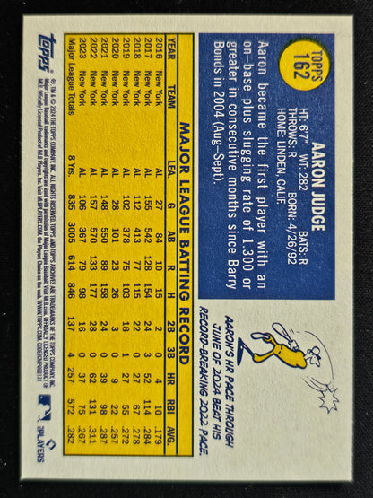 2024 Topps Archives #162 Aaron Judge