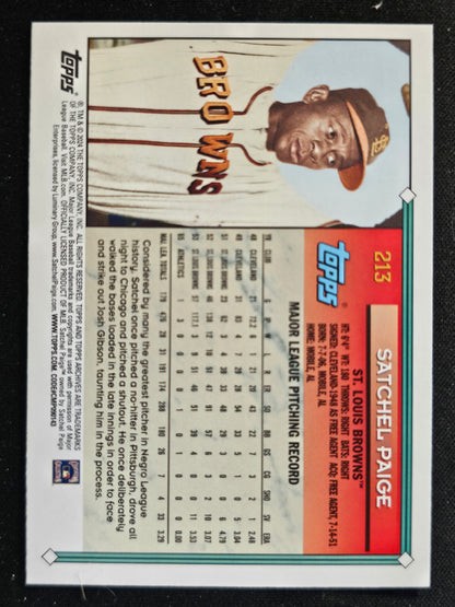 2024 Topps Archives #213 Satchel Paige