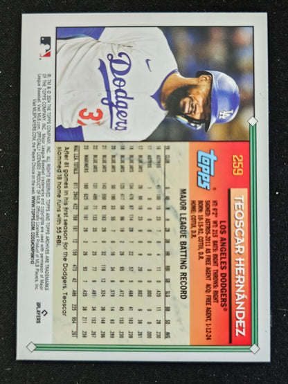2024 Topps Archives #259 Teoscar Hernández Black Foilboard
