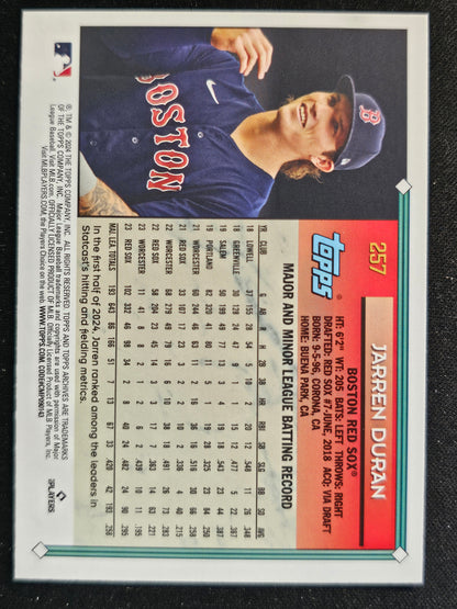 2024 Topps Archives #257 Jarren Duran