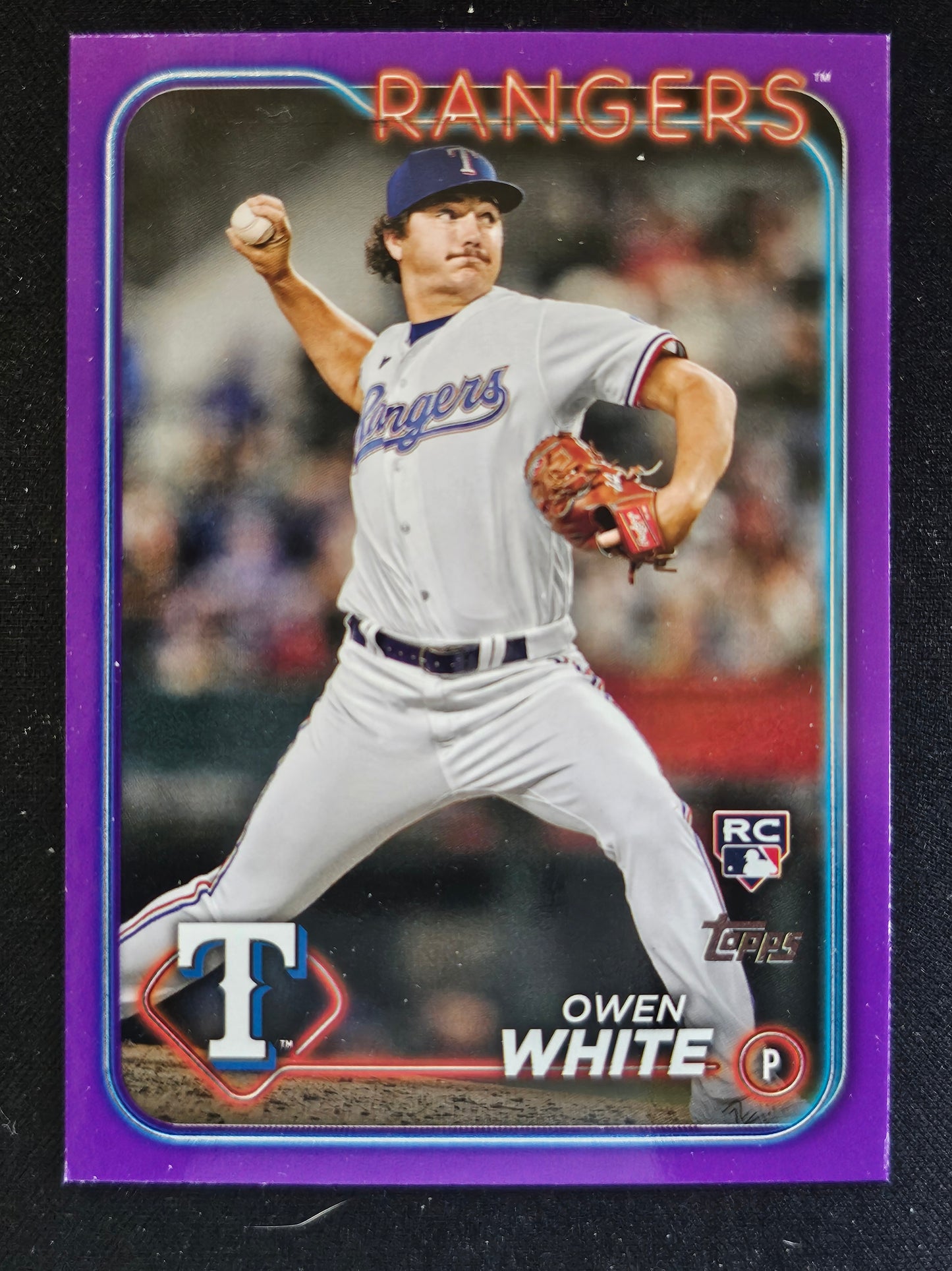 2024 Topps #5 Owen White Purple