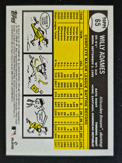 2024 Topps Archives #65 Willy Adames