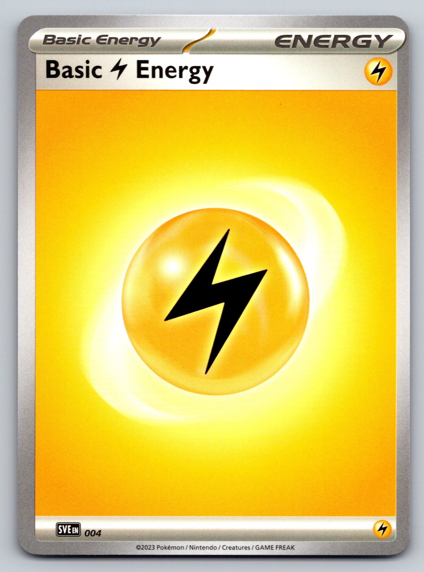 SVE: Scarlet & Violet Energies #004 Basic Lightning Energy