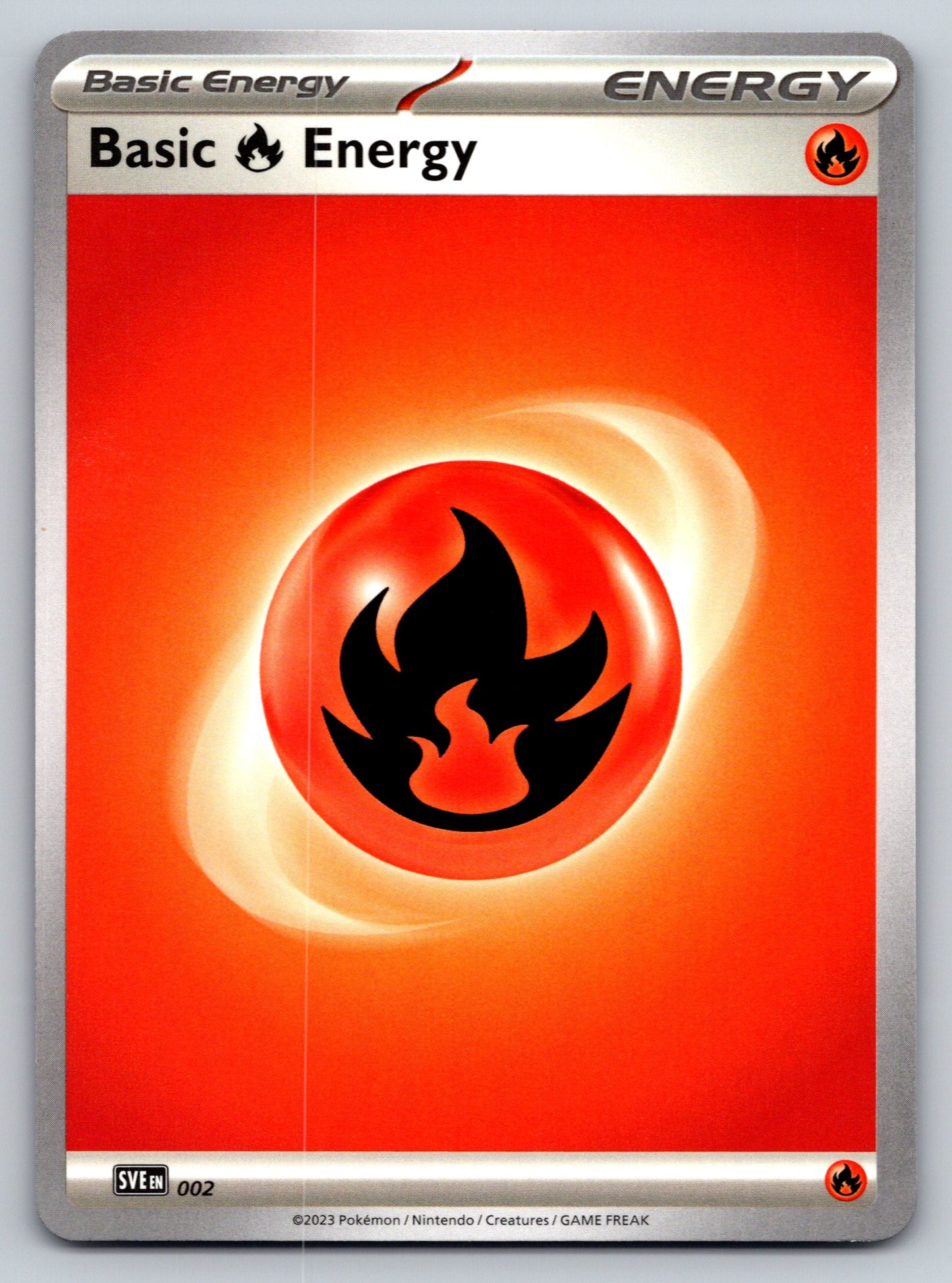 SVE: Scarlet & Violet Energies #002 Basic Fire Energy