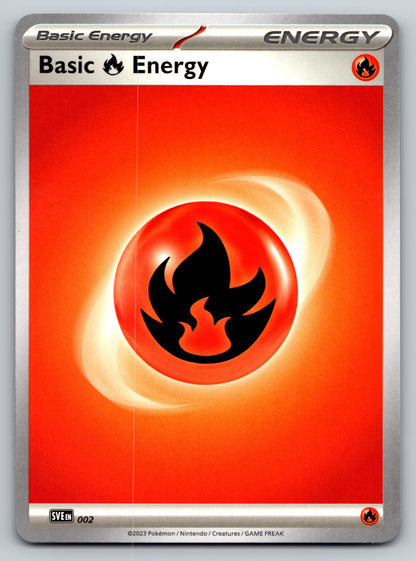 SVE: Scarlet & Violet Energies #002 Basic Fire Energy