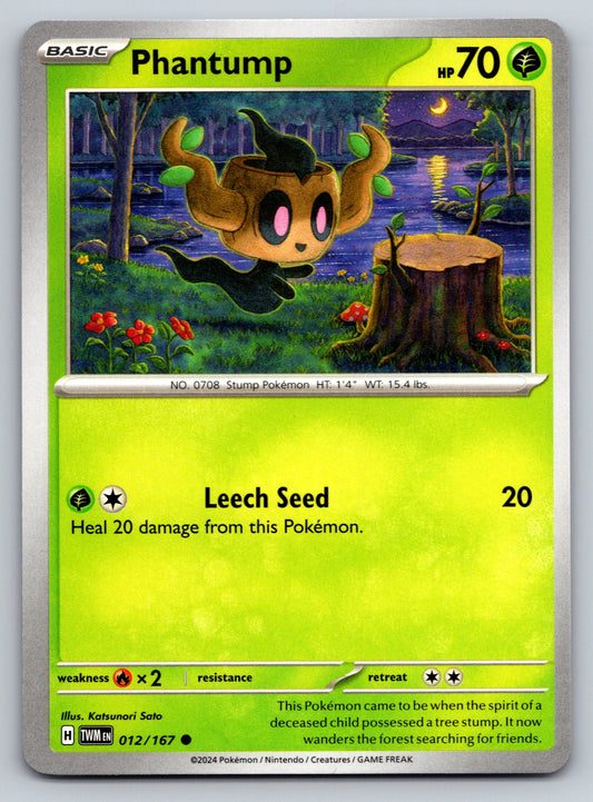SV06: Twilight Masquerade #012/167 Phantump