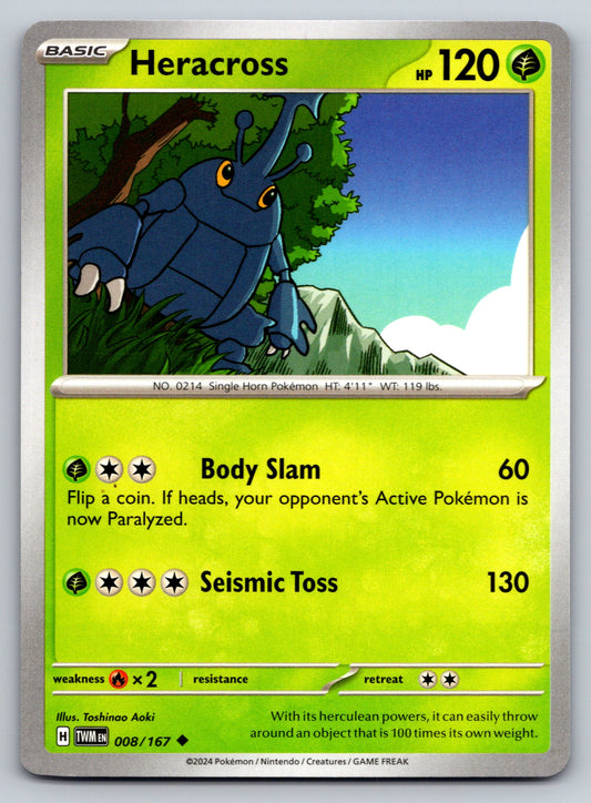 SV06: Twilight Masquerade #008/167 Heracross
