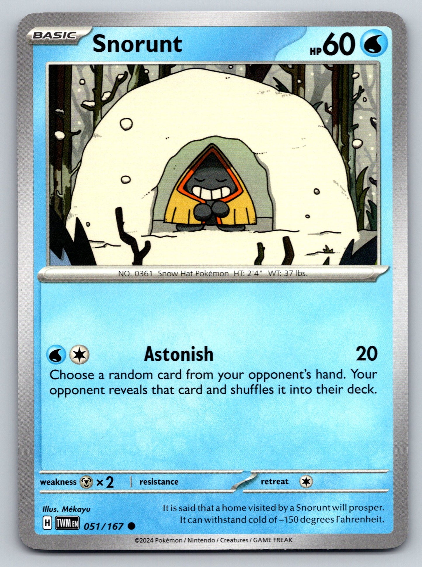 SV06: Twilight Masquerade #051/167 Snorunt