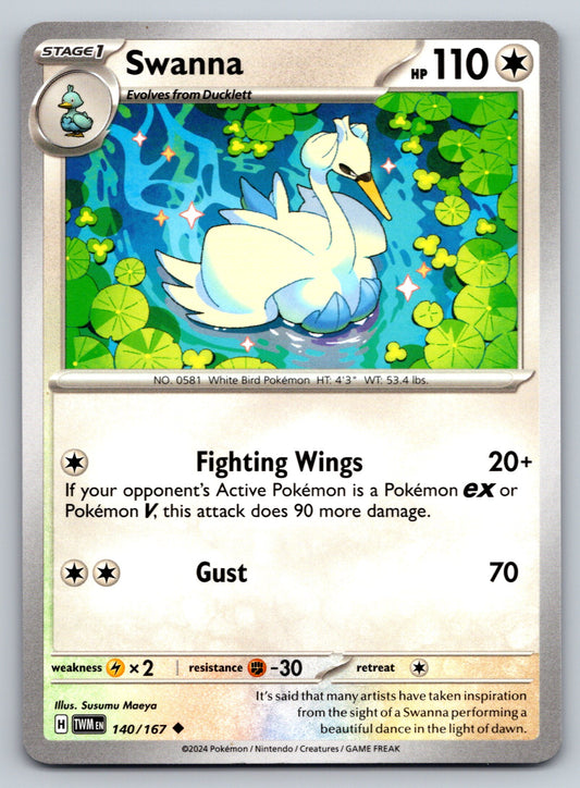 SV06: Twilight Masquerade #140/167 Swanna