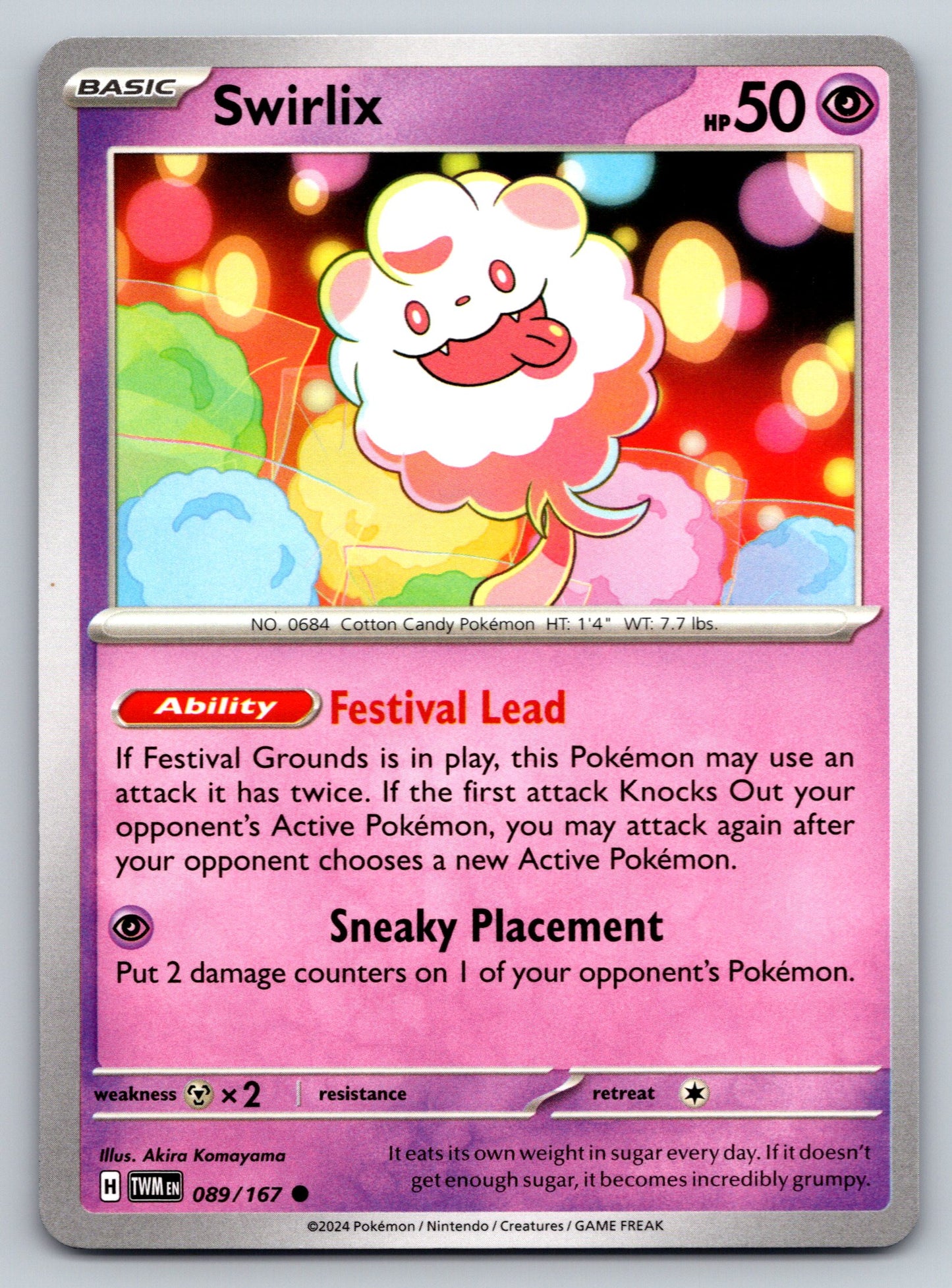 SV06: Twilight Masquerade #089/167 Swirlix