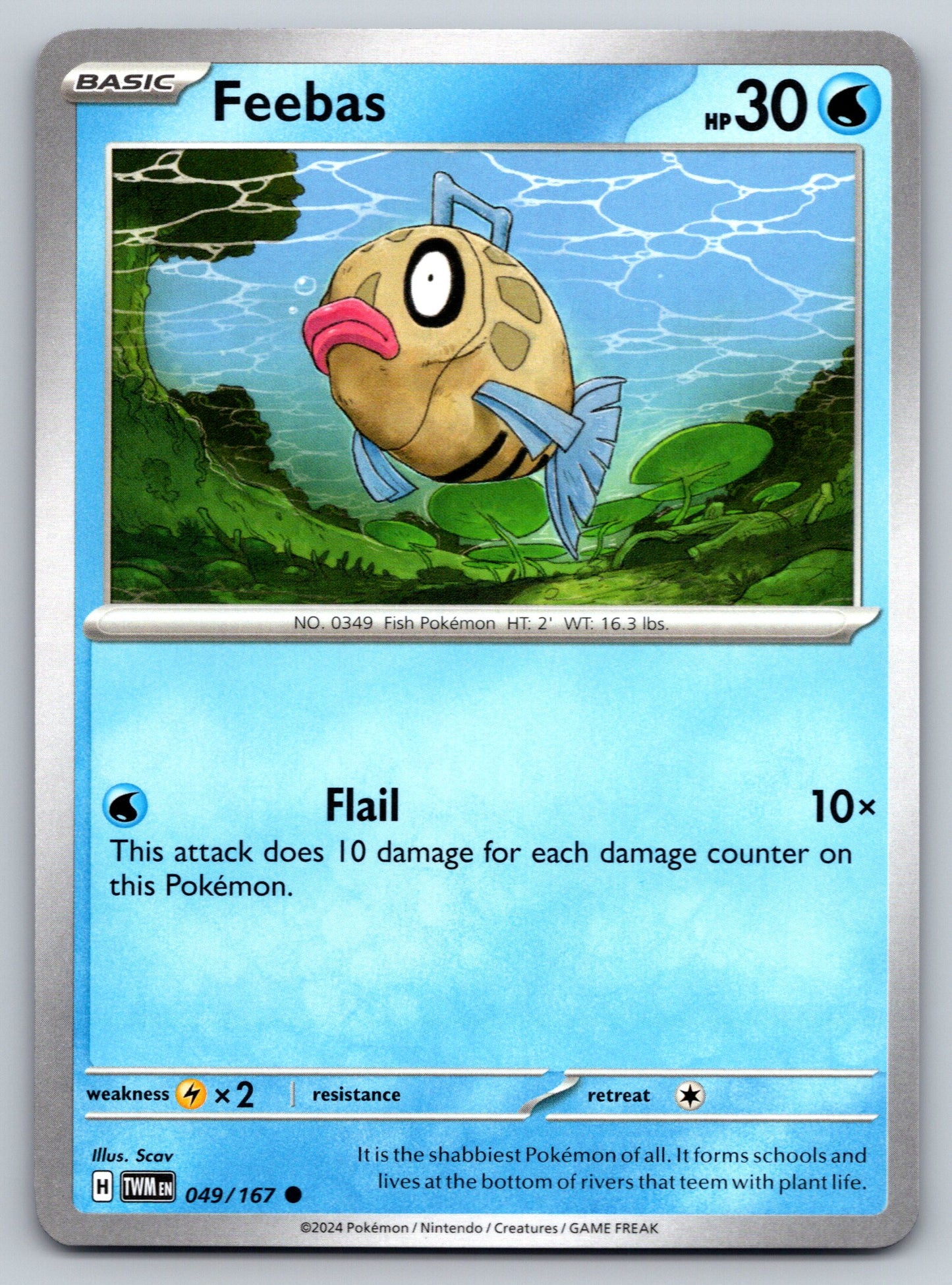 SV06: Twilight Masquerade #049/167 Feebas