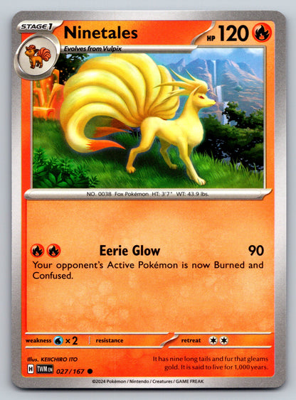 SV06: Twilight Masquerade #027/167 Ninetales