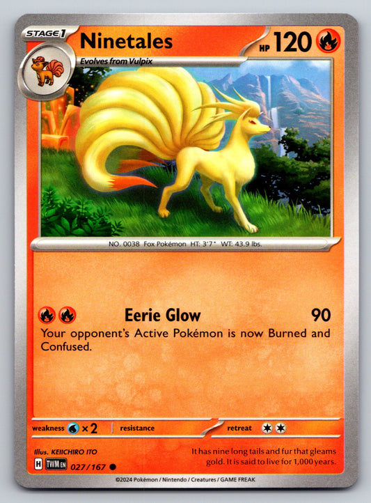 SV06: Twilight Masquerade #027/167 Ninetales