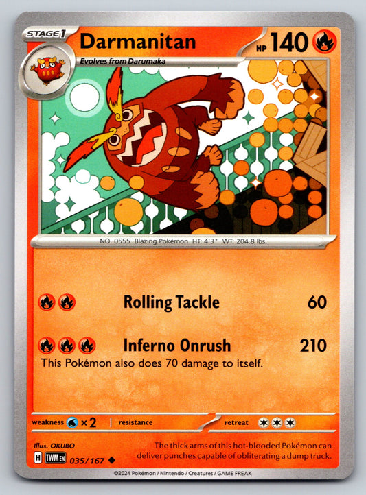 SV06: Twilight Masquerade #035/167 Darmanitan