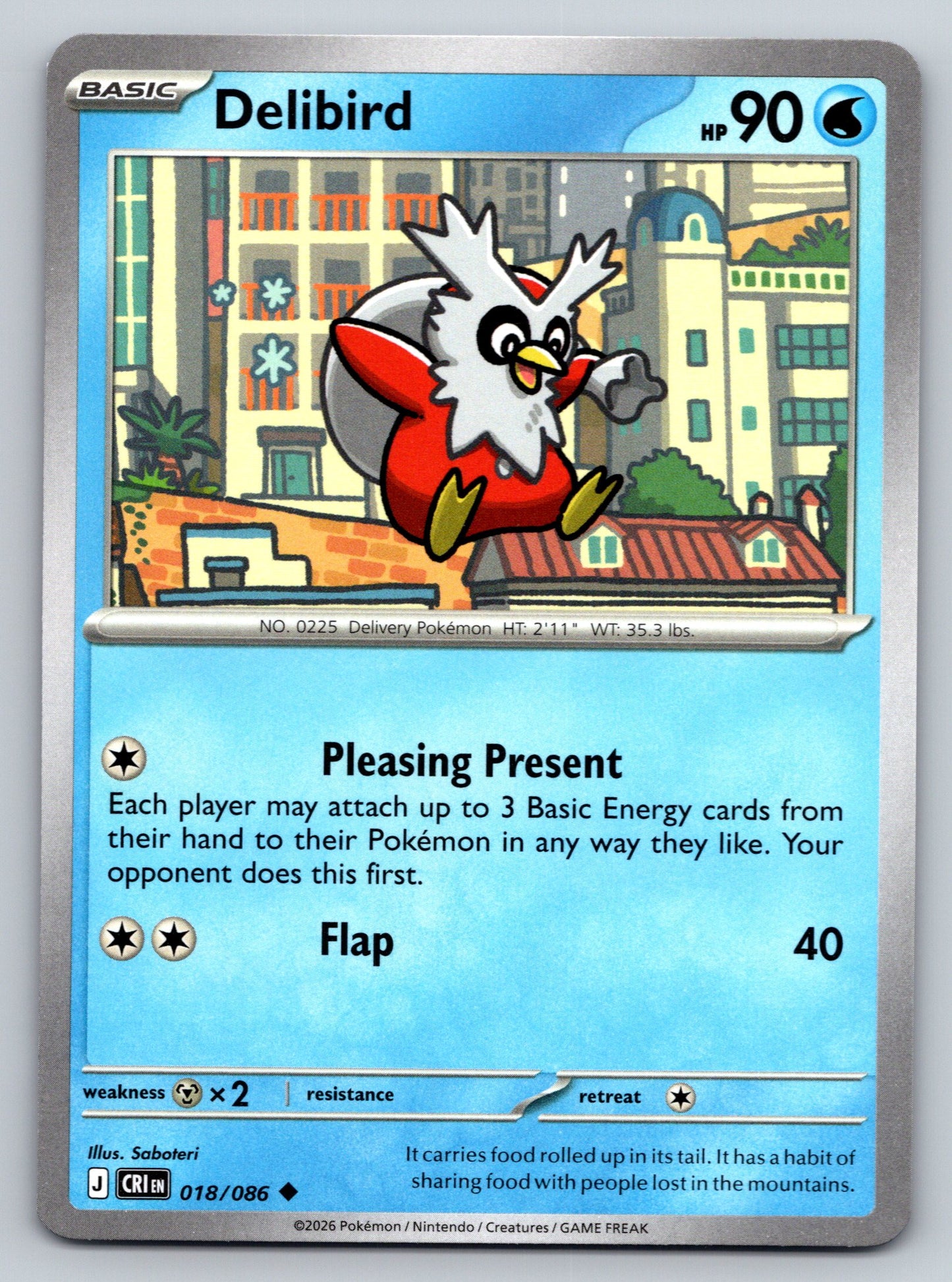 ME04: Chaos Rising #018/086 Delibird