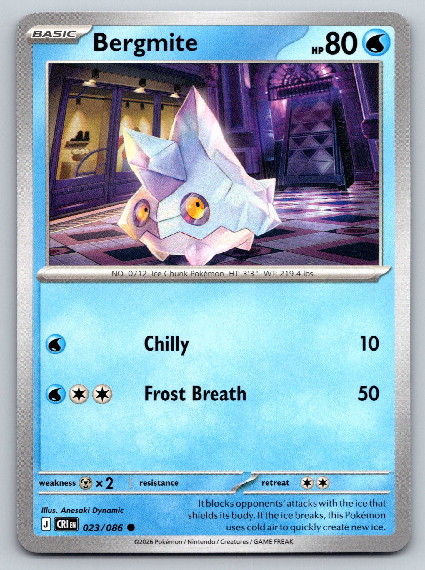 ME04: Chaos Rising #023/086 Bergmite