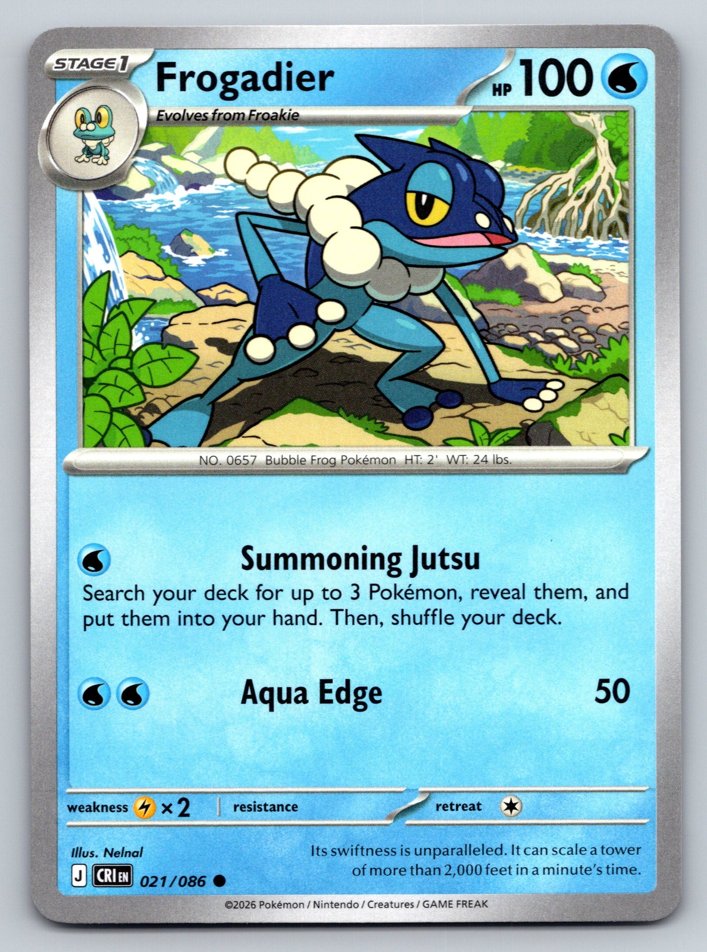 ME04: Chaos Rising #021/086 Frogadier