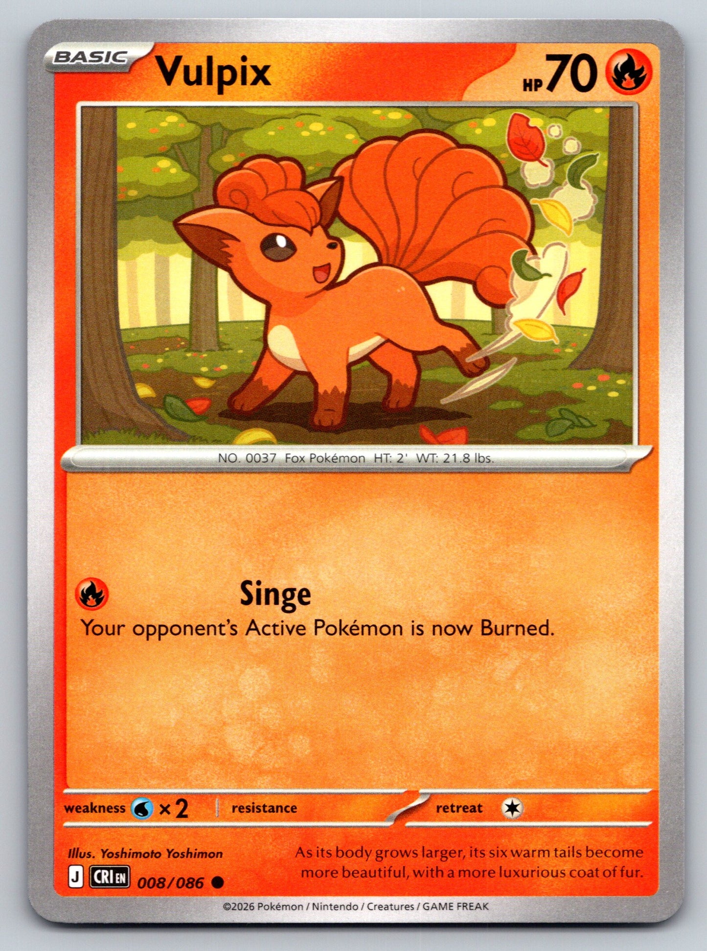 ME04: Chaos Rising #008/086 Vulpix
