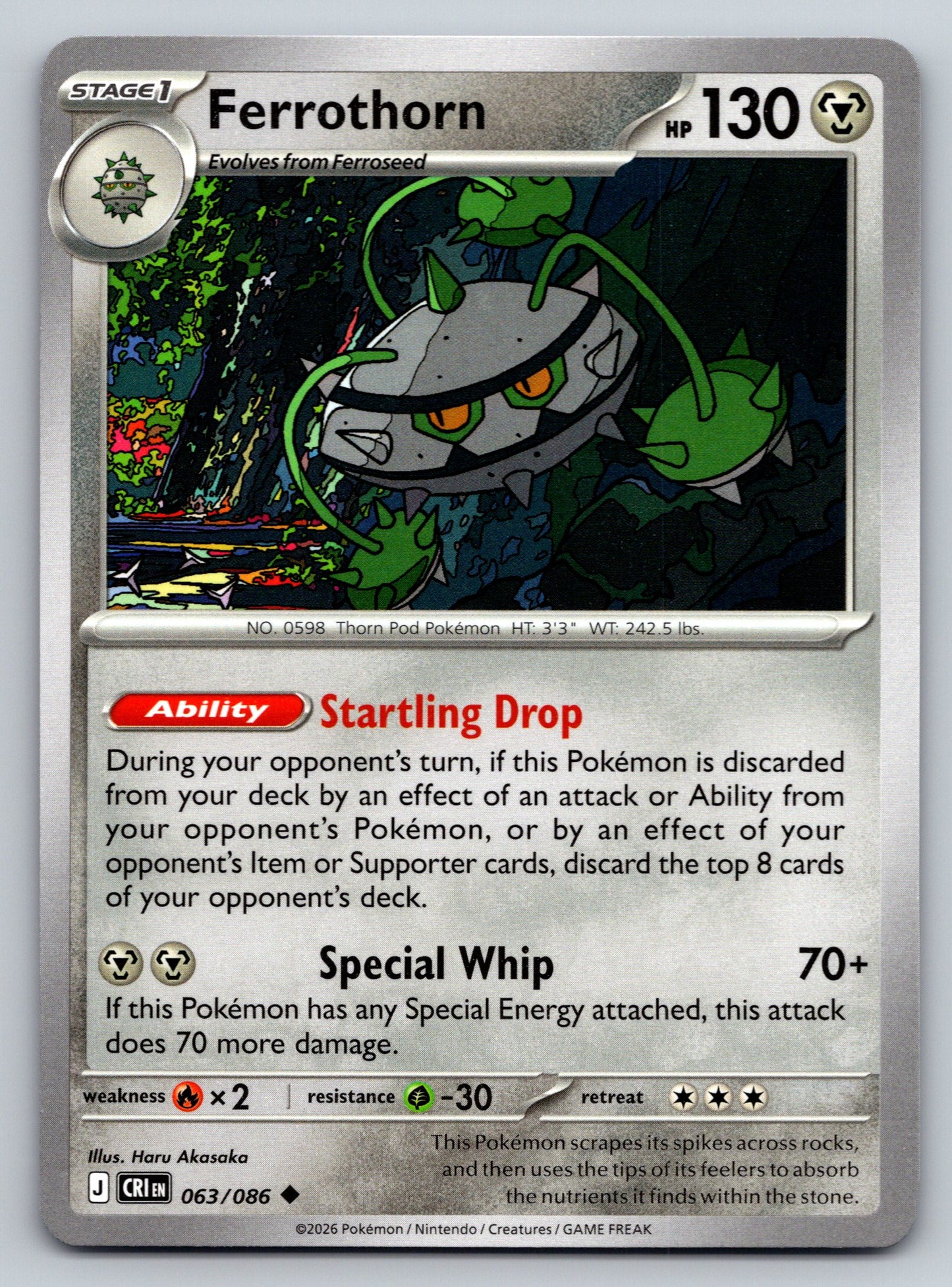 ME04: Chaos Rising #063/086 Ferrothorn