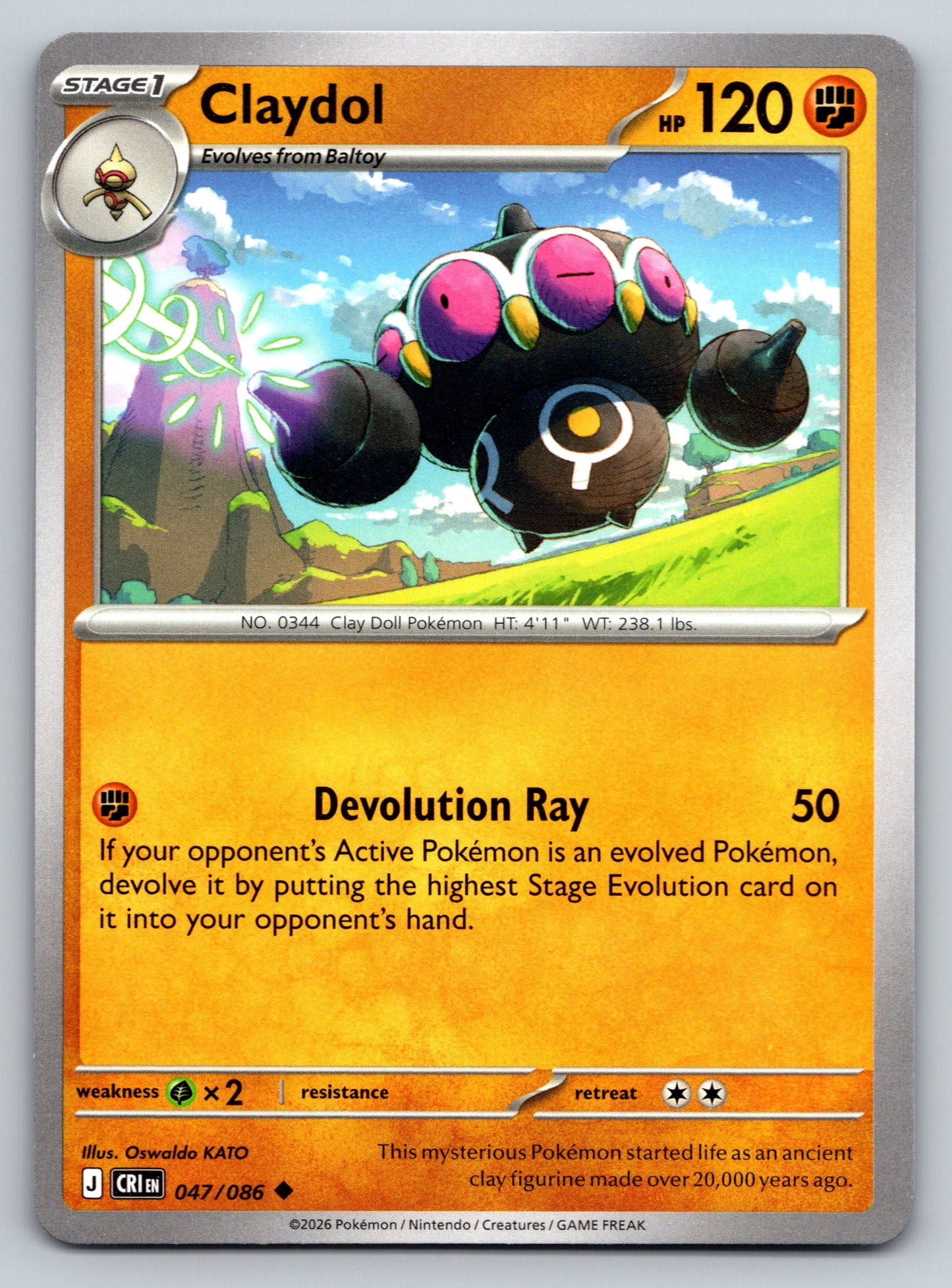 ME04: Chaos Rising #047/086 Claydol