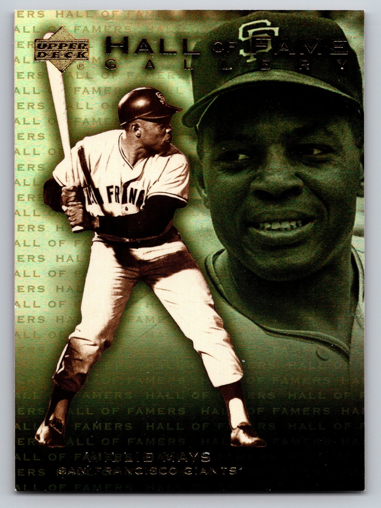 2001 Upper Deck Hall of Famers #G8 Willie Mays Hall of Fame Gallery
