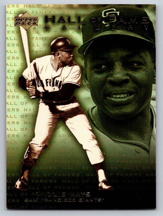 2001 Upper Deck Hall of Famers #G8 Willie Mays Hall of Fame Gallery