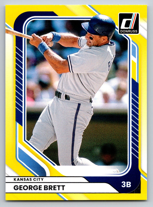 2026 Donruss #91 George Brett Yellow Flood