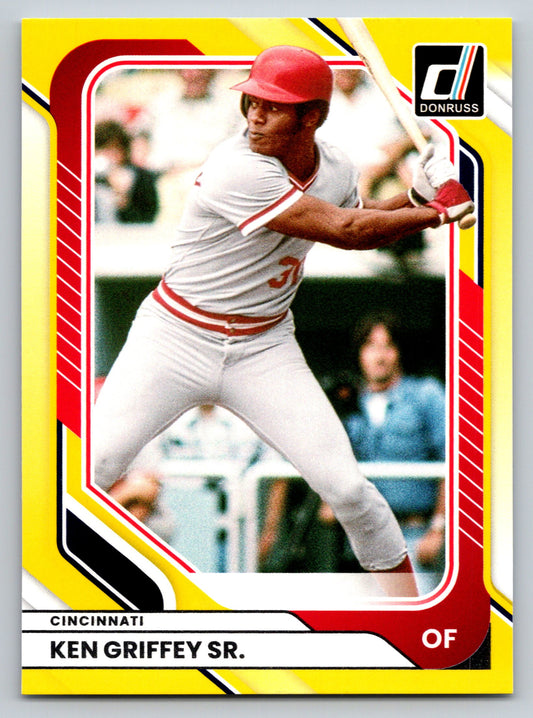 2026 Donruss #49 Ken Griffey Sr. Yellow Flood