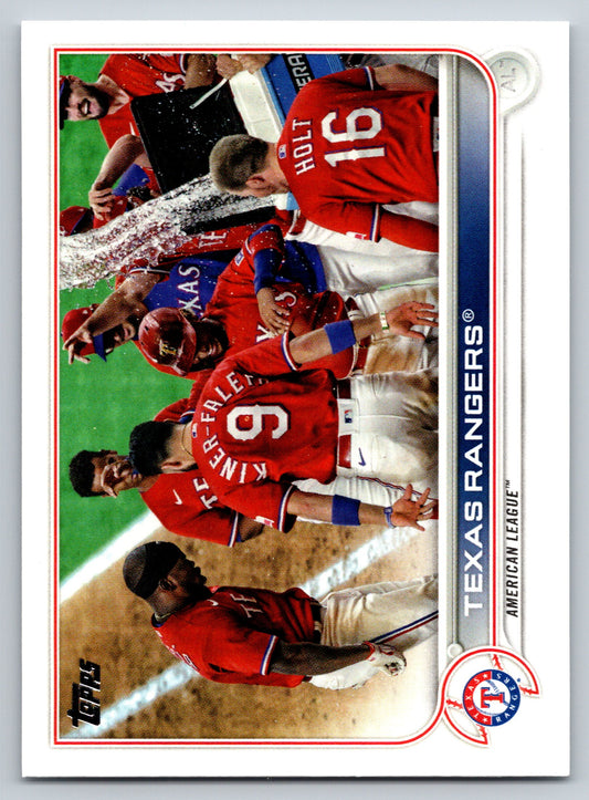 2022 Topps #558 Texas Rangers