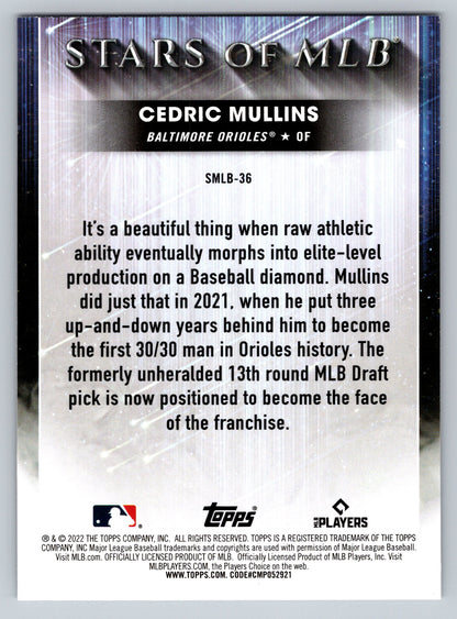 2022 Topps #SMLB-36 Cedric Mullins Stars of MLB
