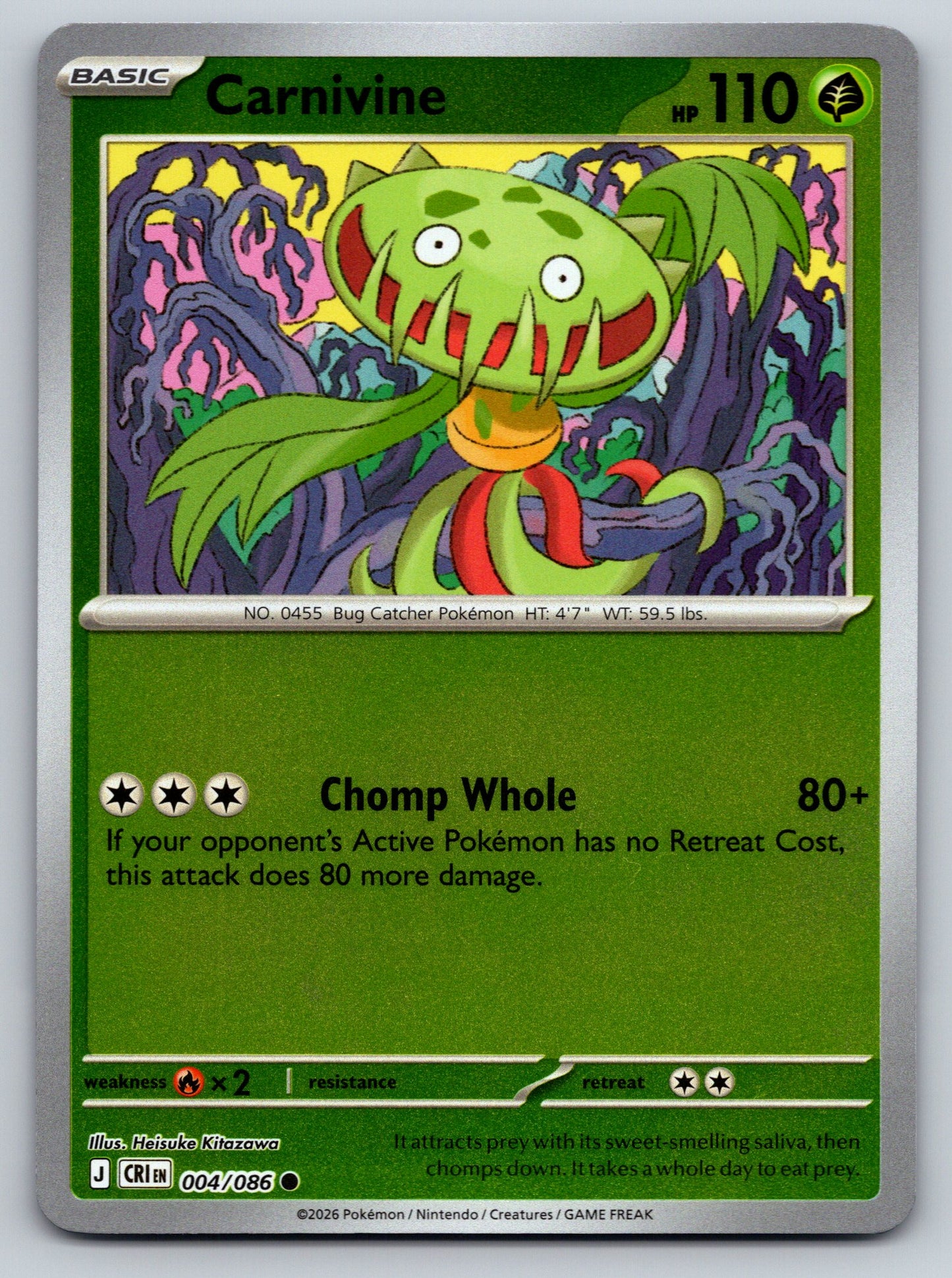 ME04: Chaos Rising #004/086 Carnivine