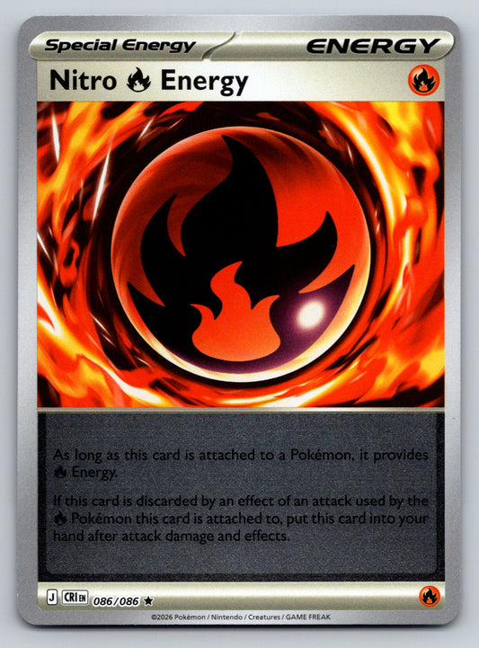 ME04: Chaos Rising #086/086 Nitro R Energy holo