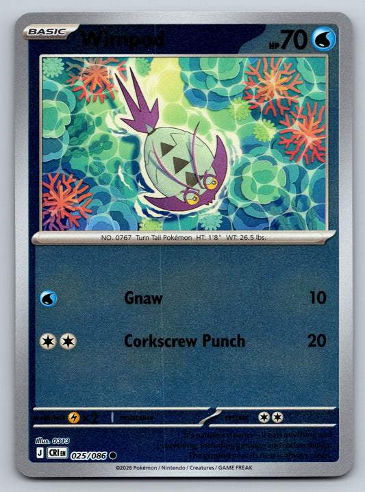 ME04: Chaos Rising #025/086 Wimpod reverse holo