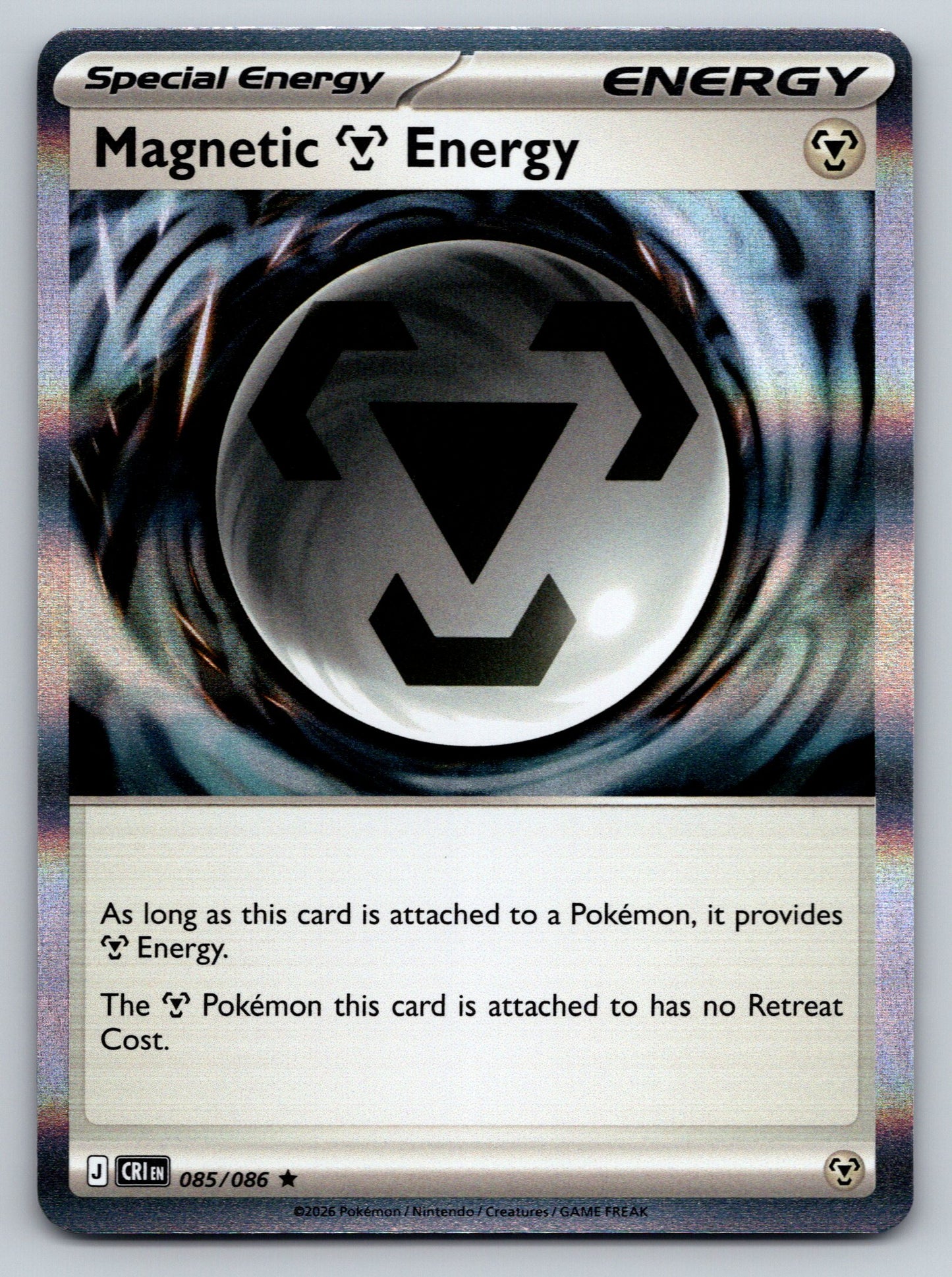 ME04: Chaos Rising #085/086 Magnetic Metal Energy holo