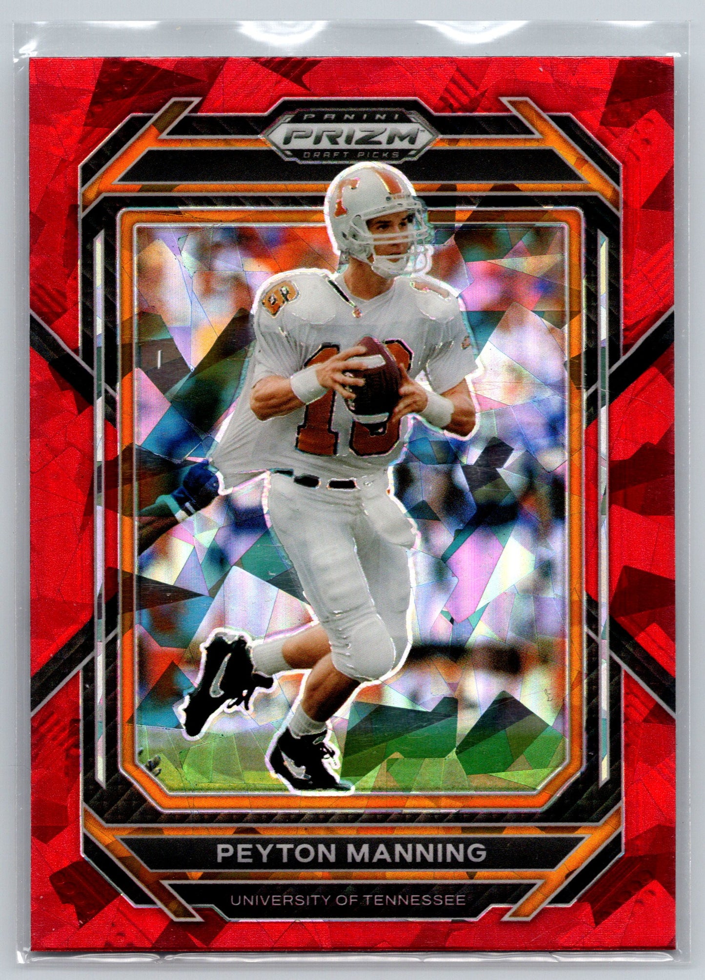 2023 Panini Prizm Draft Picks #82 Peyton Manning Prizms Red Ice
