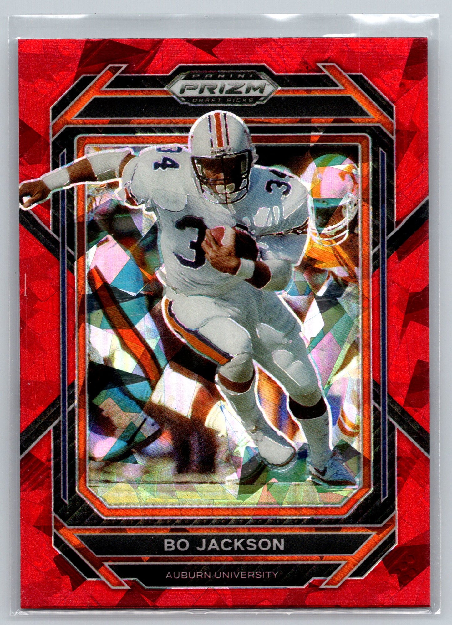 2023 Panini Prizm Draft Picks #9 Bo Jackson Prizms Red Ice