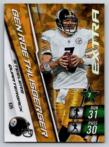 2010 Panini Adrenalyn XL #E25 Ben Roethlisberger Extra