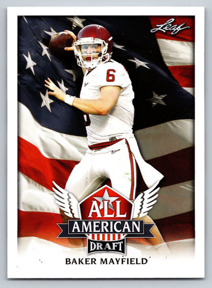 2018 Leaf Draft #AA-02 Baker Mayfield All American