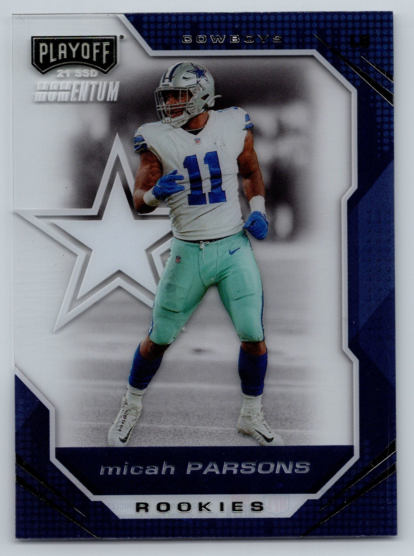 2021 Panini Chronicles #PMR-35 Micah Parsons Playoff Momentum Rookies