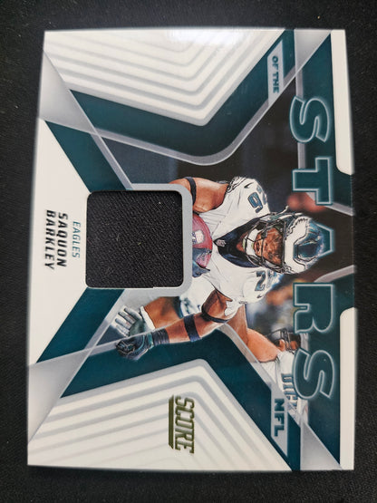 2025 Score #SNJ-SBY Saquon Barkley Stars of the NFL Jerseys