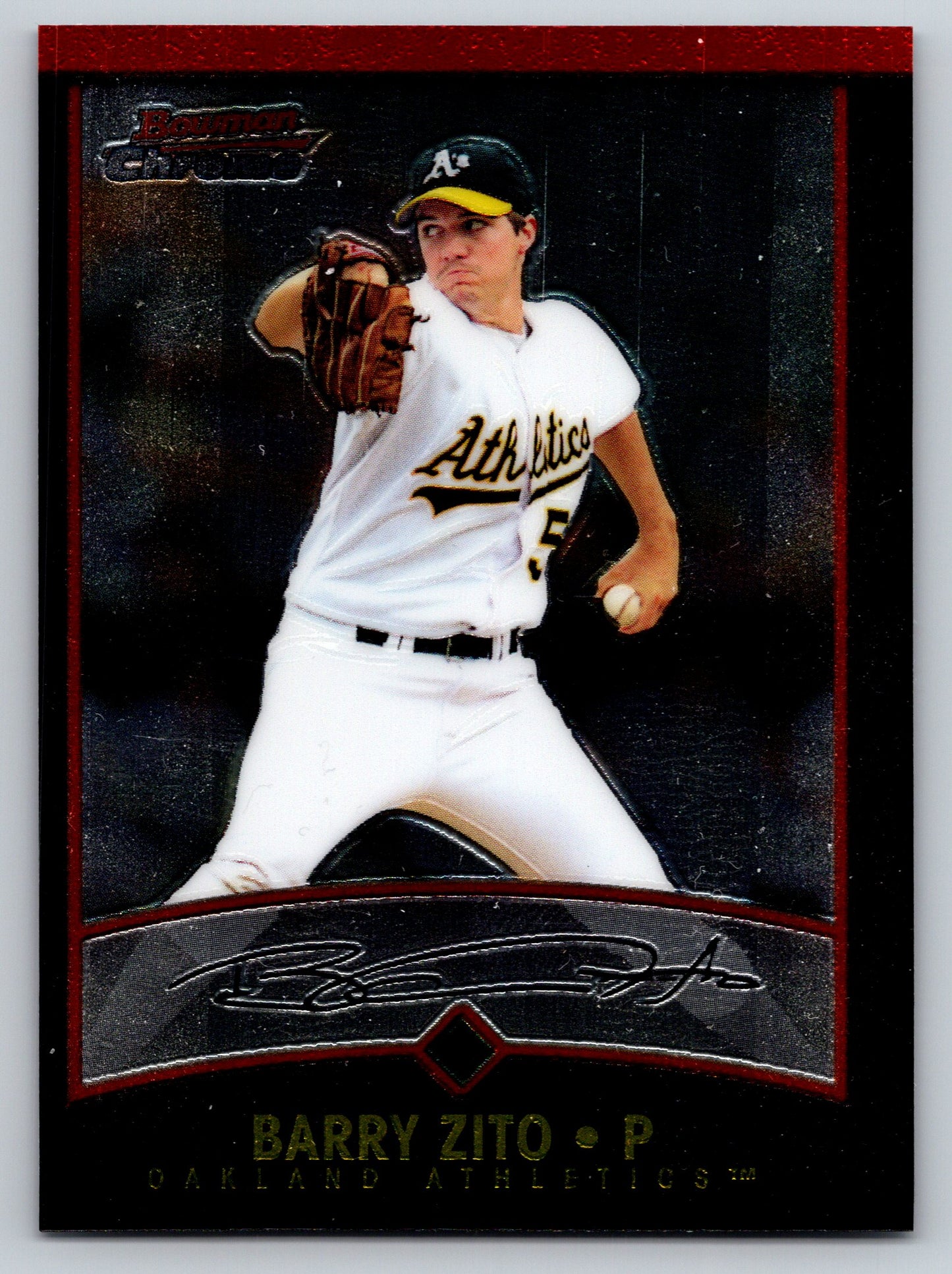 2001 Bowman Chrome #98 Barry Zito