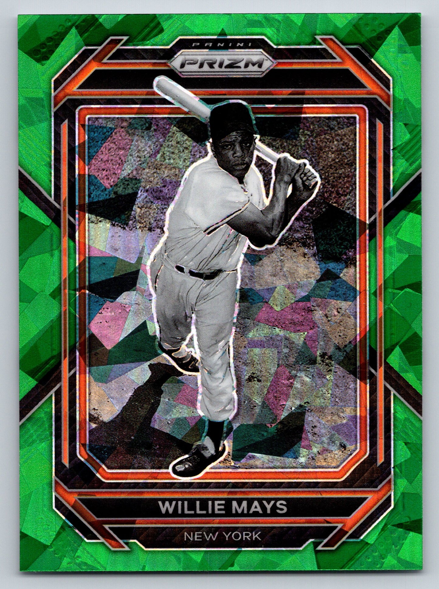 2023 Panini Prizm #273 Willie Mays Green Ice Prizms