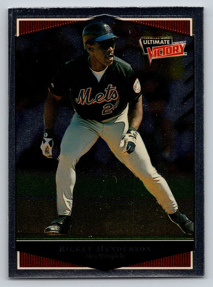 1999 Upper Deck Ultimate Victory #69 Rickey Henderson