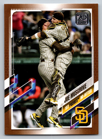 2021 Topps Update #US35 Joe Musgrove Gold #/2021