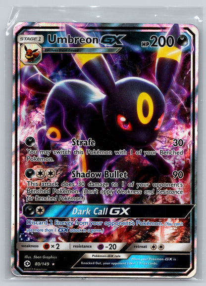 SM Base Set #80/149 Umbreon GX holo