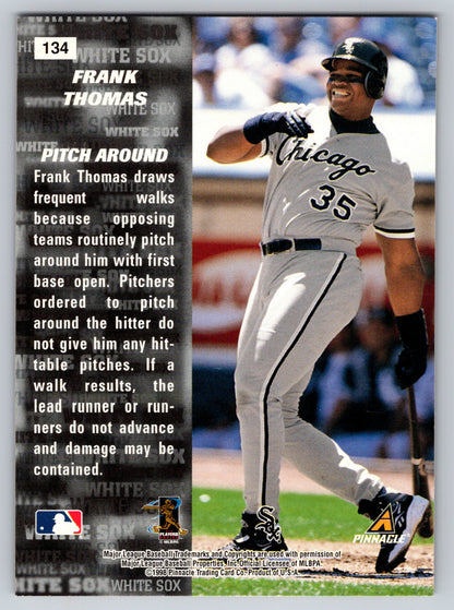 1998 Pinnacle Inside #134 Frank Thomas